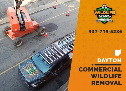 Commercial Wildlife Removal truck in Dayton