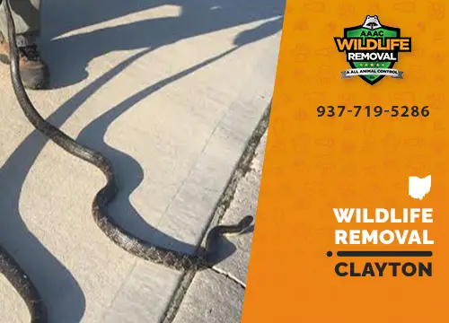 Clayton Wildlife Removal professional removing pest animal