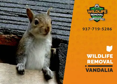 Vandalia Wildlife Removal professional removing pest animal